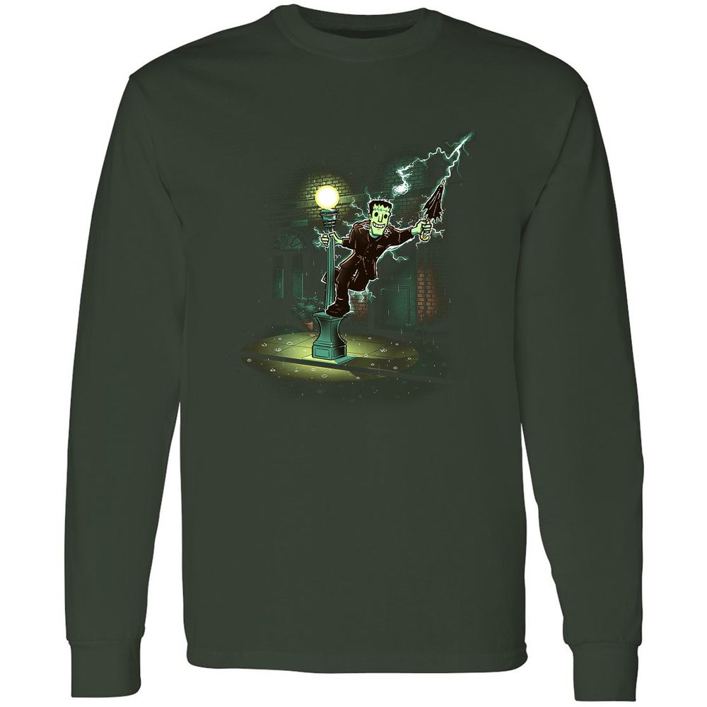 Long Sleeve T-Shirt - FVAWBRNF - Forest Green - 4