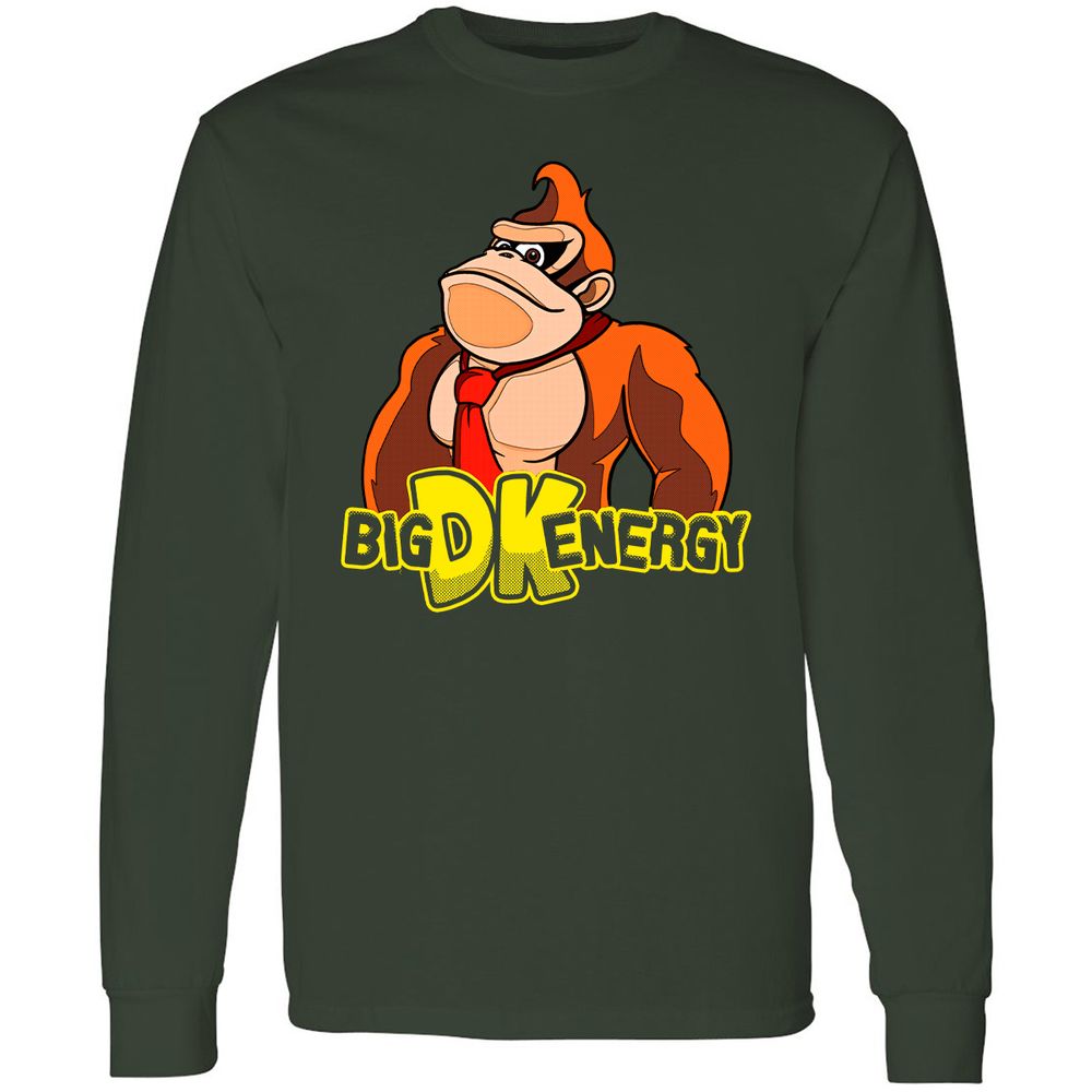 Long Sleeve T-Shirt - RKATDS9K - Forest Green - 4