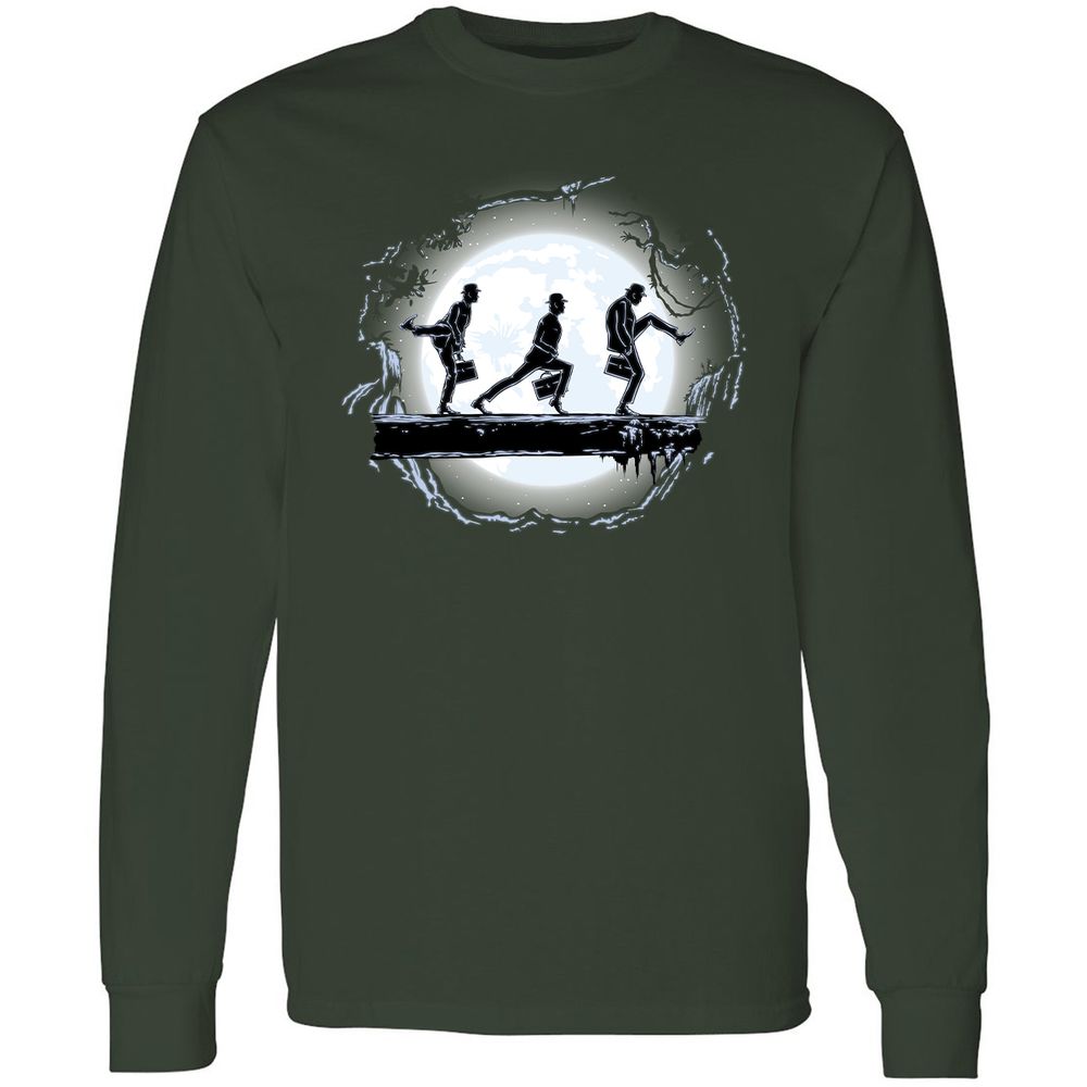 Long Sleeve T-Shirt - PGQ1UT5M - Forest Green - 4