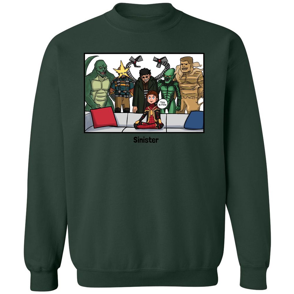 Classic Unisex Sweatshirt - D8EHTYHW - Forest Green - 4