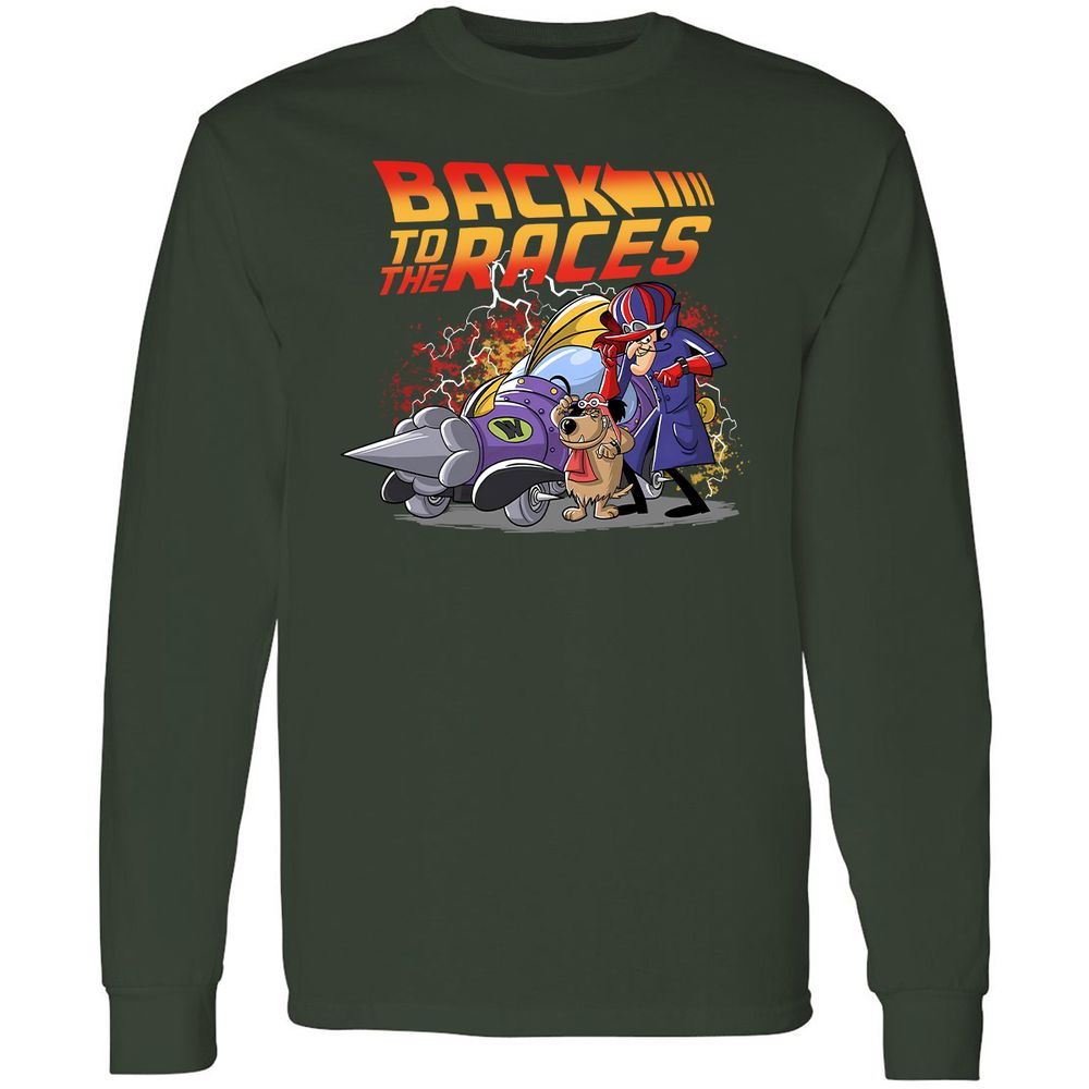 Long Sleeve T-Shirt - D3HXF7R8 - Forest Green - 4