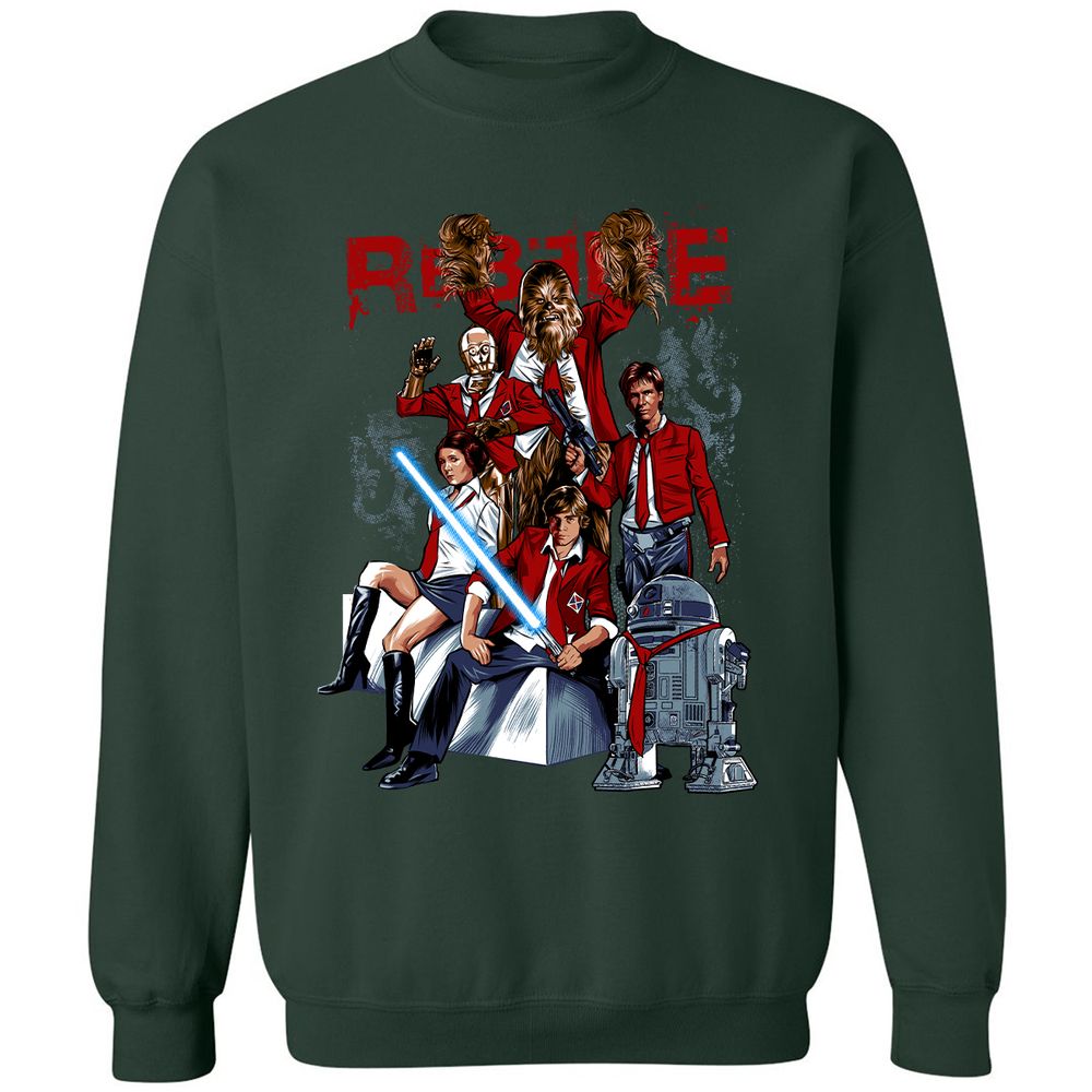 Classic Unisex Sweatshirt - YVY4UZBU - Forest Green - 4