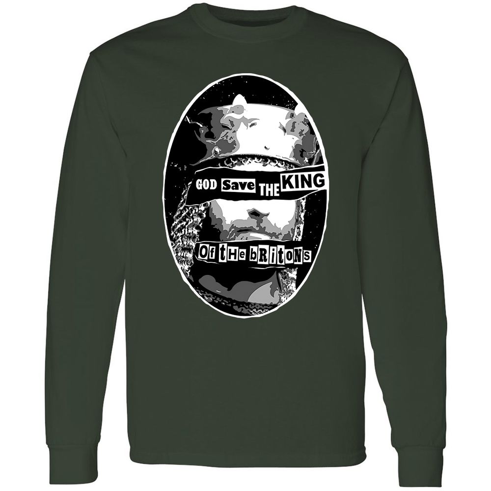 Long Sleeve T-Shirt - 7RHWNVWJ - Forest Green - 4