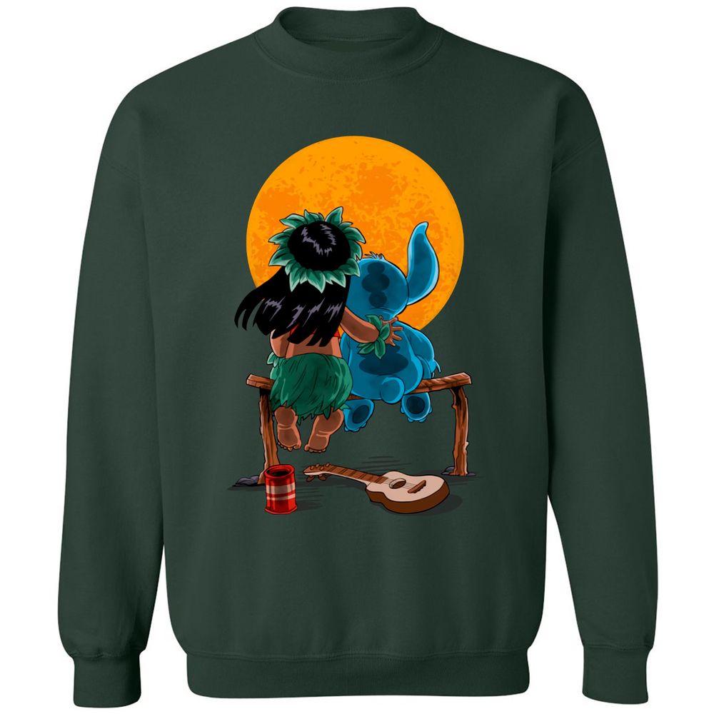 Classic Unisex Sweatshirt - WUSAJA11 - Forest Green - 4