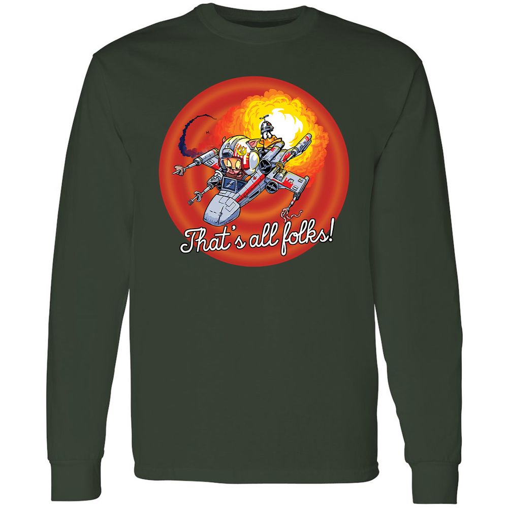 Long Sleeve T-Shirt - VQG3HSMP - Forest Green - 4