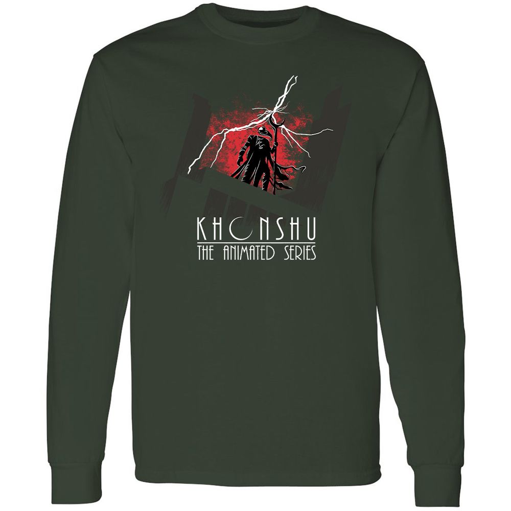 Long Sleeve T-Shirt - 4P9JNJLR - Forest Green - 4