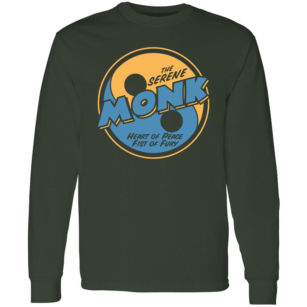 Long Sleeve T-Shirt - D8BUC3CR - Forest Green - 4
