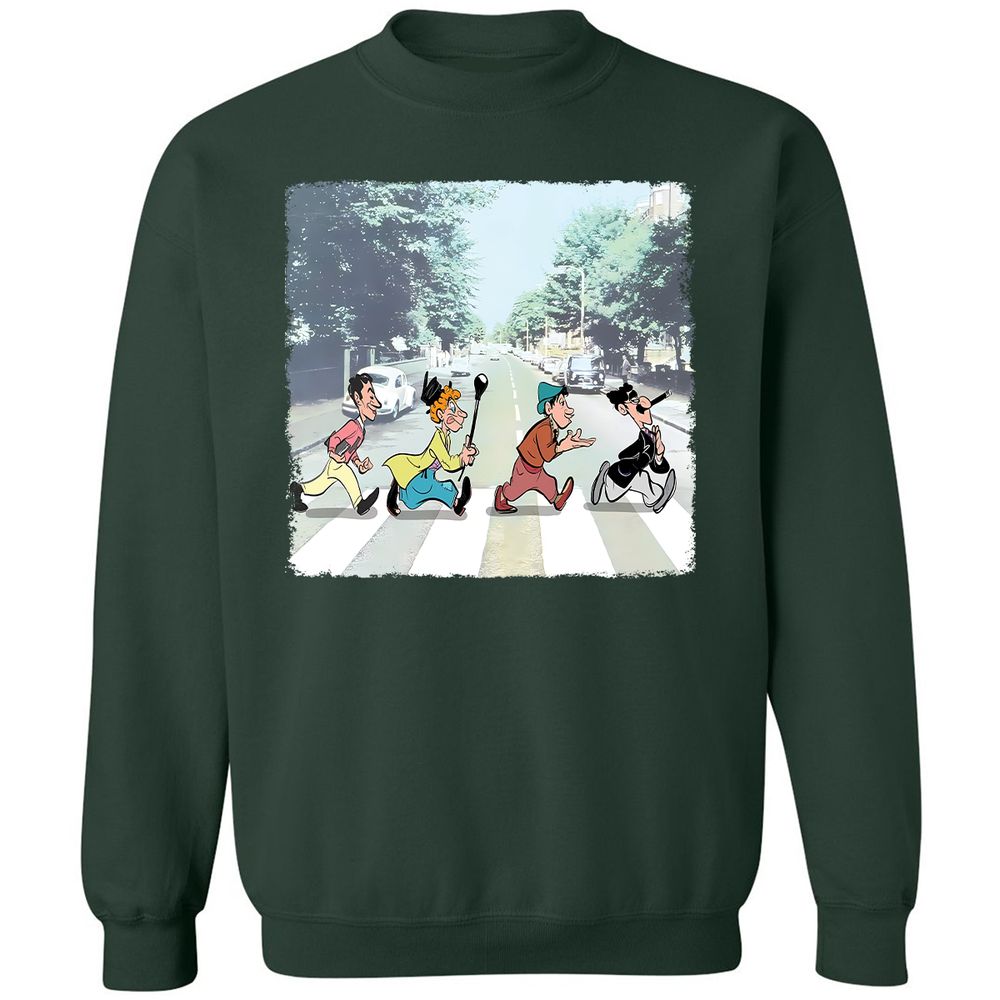 Classic Unisex Sweatshirt - T97VWCQU - Forest Green - 4