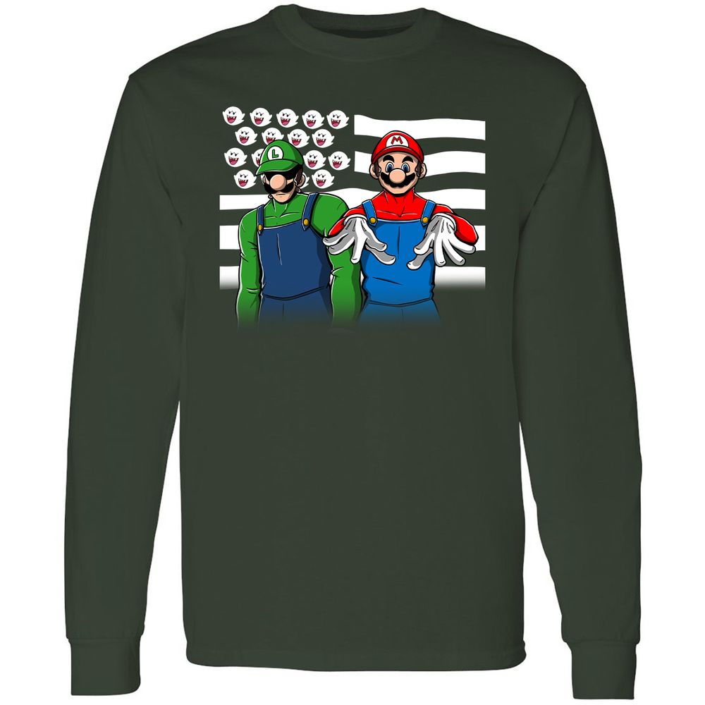 Long Sleeve T-Shirt - 14LA7Y7G - Forest Green - 4