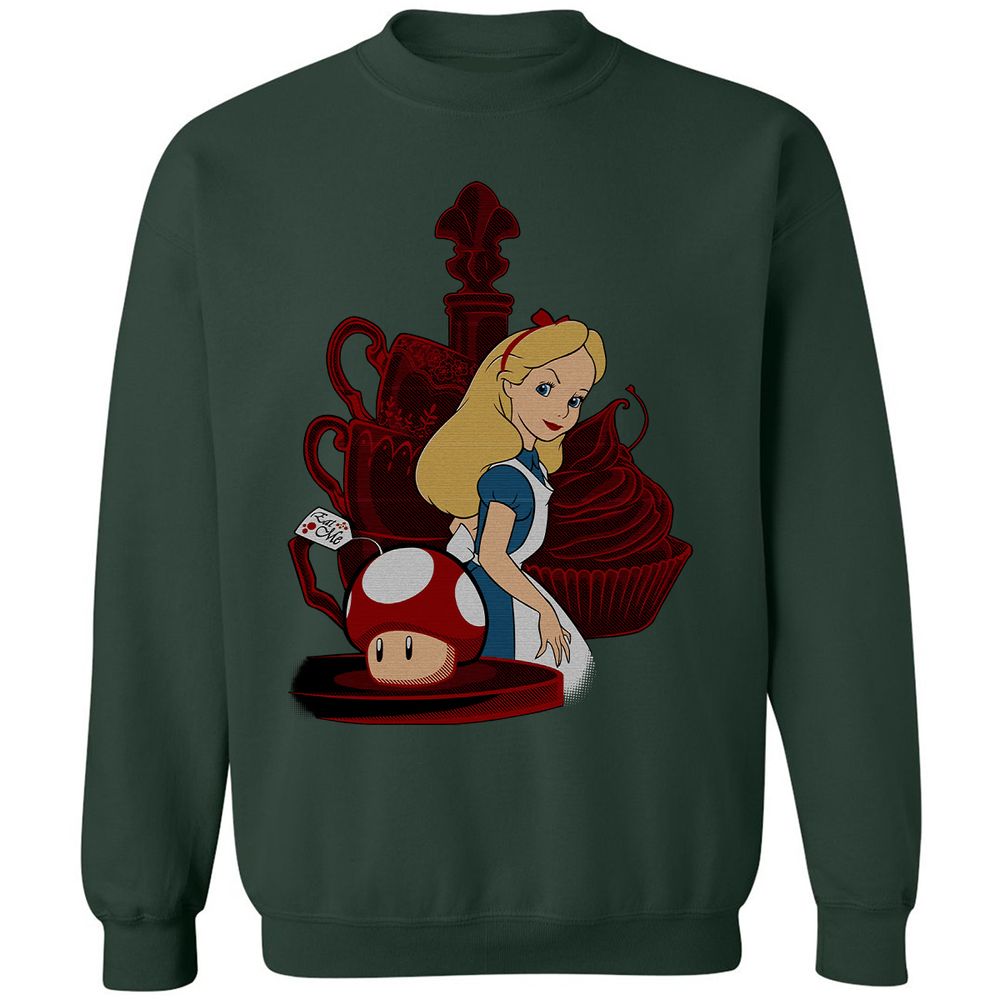 Classic Unisex Sweatshirt - 95T4NAAA - Forest Green - 4