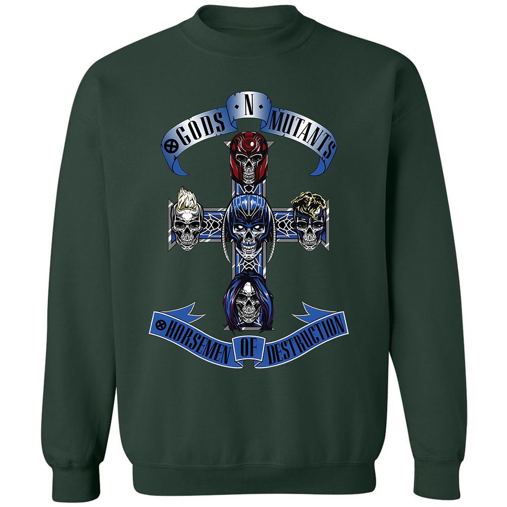 Classic Unisex Sweatshirt - V47QGTG8 - Forest Green - 4