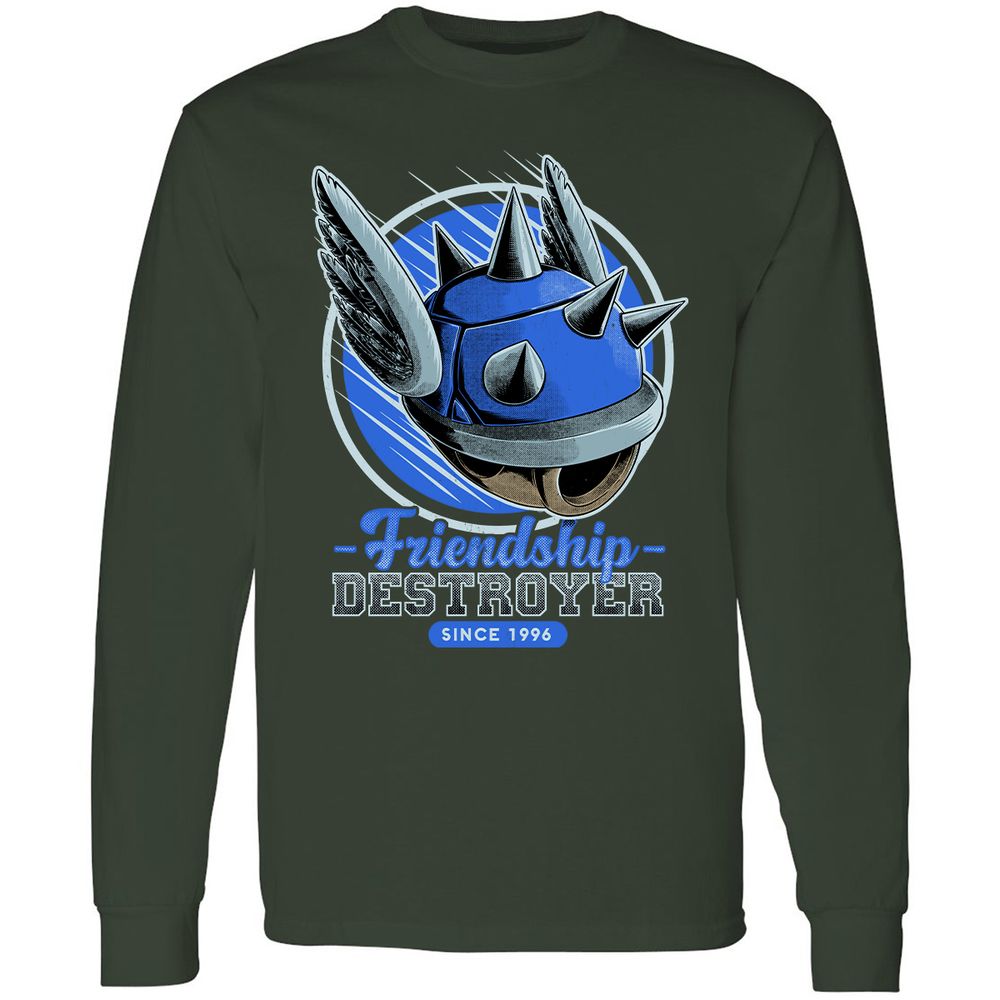 Long Sleeve T-Shirt - BR2CDMQZ - Forest Green - 4