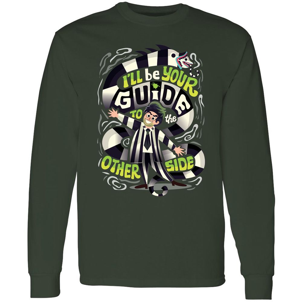 Long Sleeve T-Shirt - 8E2D2UY3 - Forest Green - 4