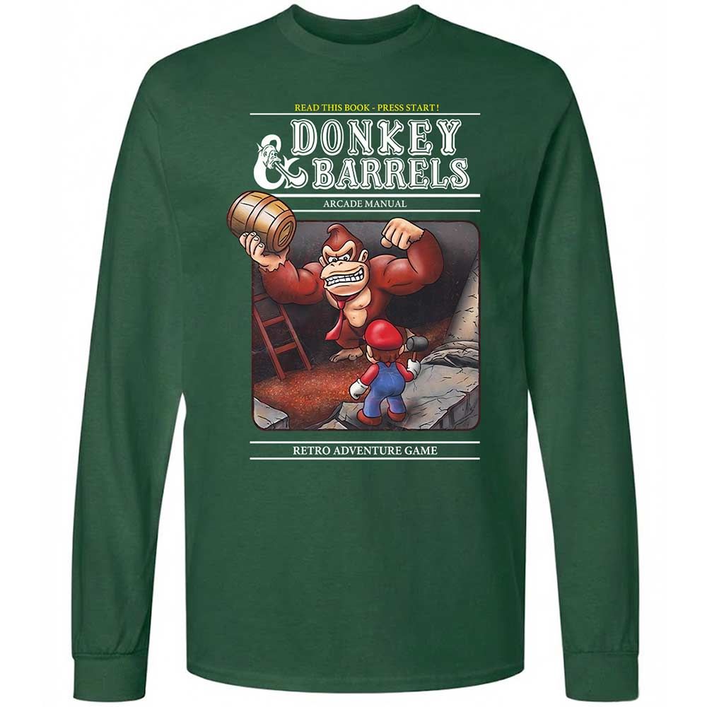Long Sleeve T-Shirt - CQ2WCYV3 - Forest Green - 4