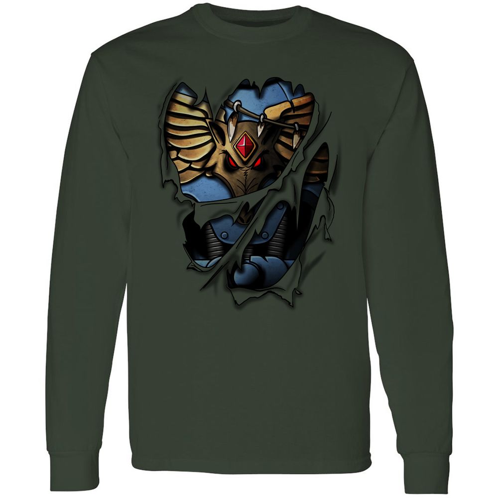 Long Sleeve T-Shirt - 4YD3RMJW - Forest Green - 4