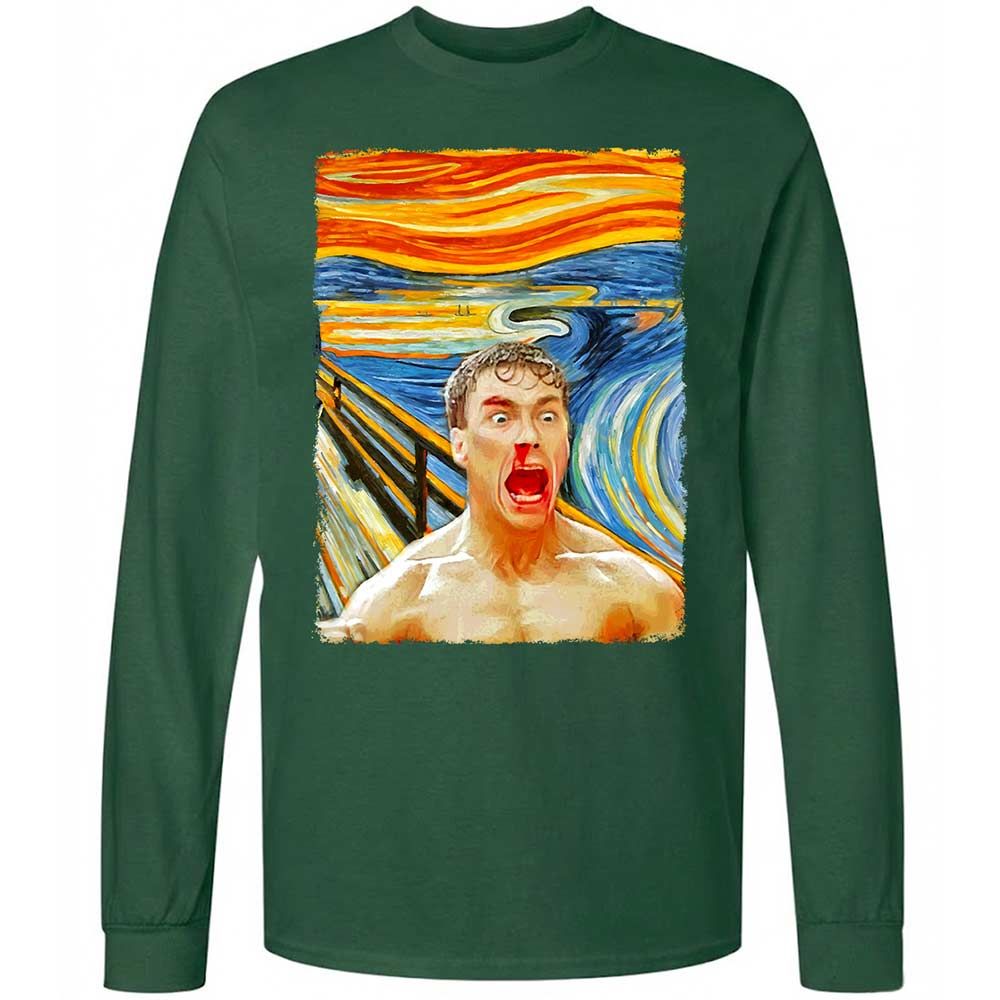Long Sleeve T-Shirt - 6UE4ZX51 - Forest Green - 4