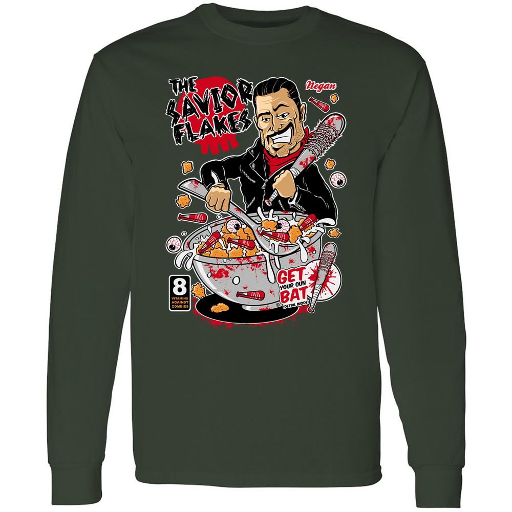 Long Sleeve T-Shirt - QTGT9MAB - Forest Green - 4