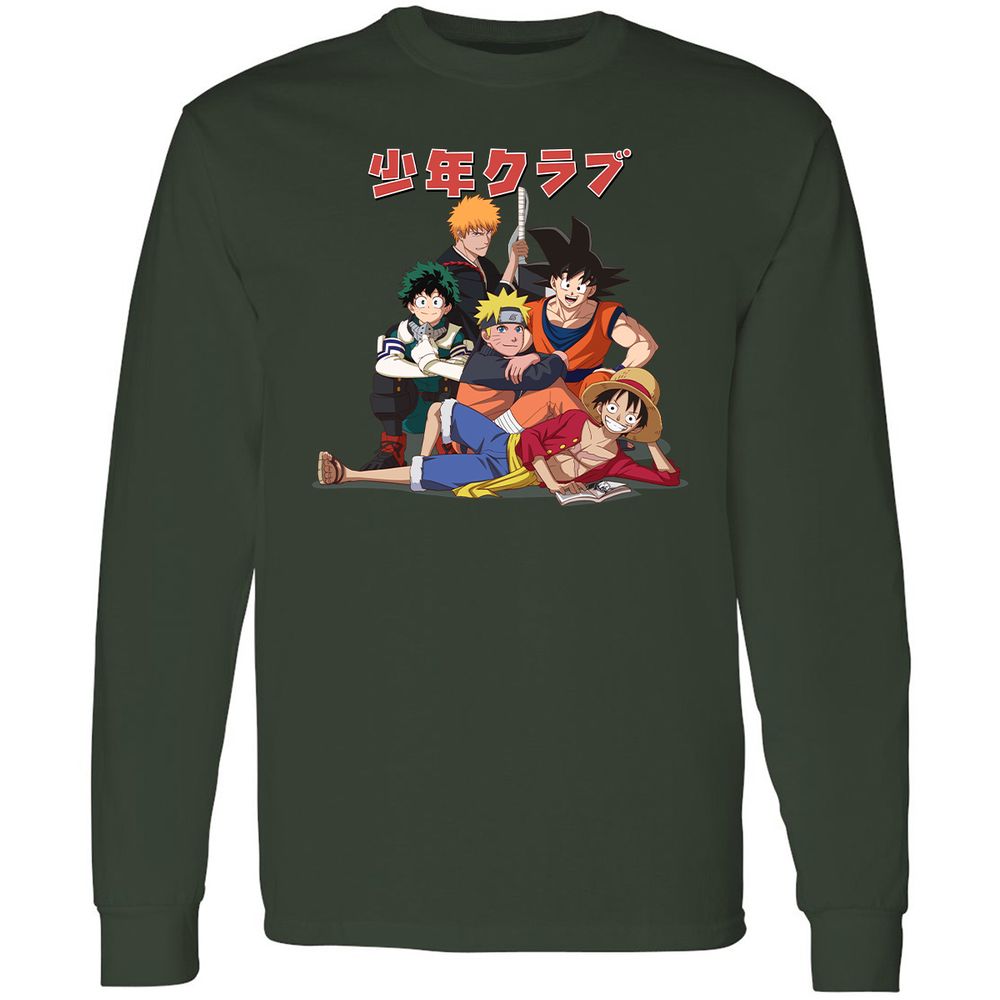 Long Sleeve T-Shirt - 1MHCVJ9D - Forest Green - 4