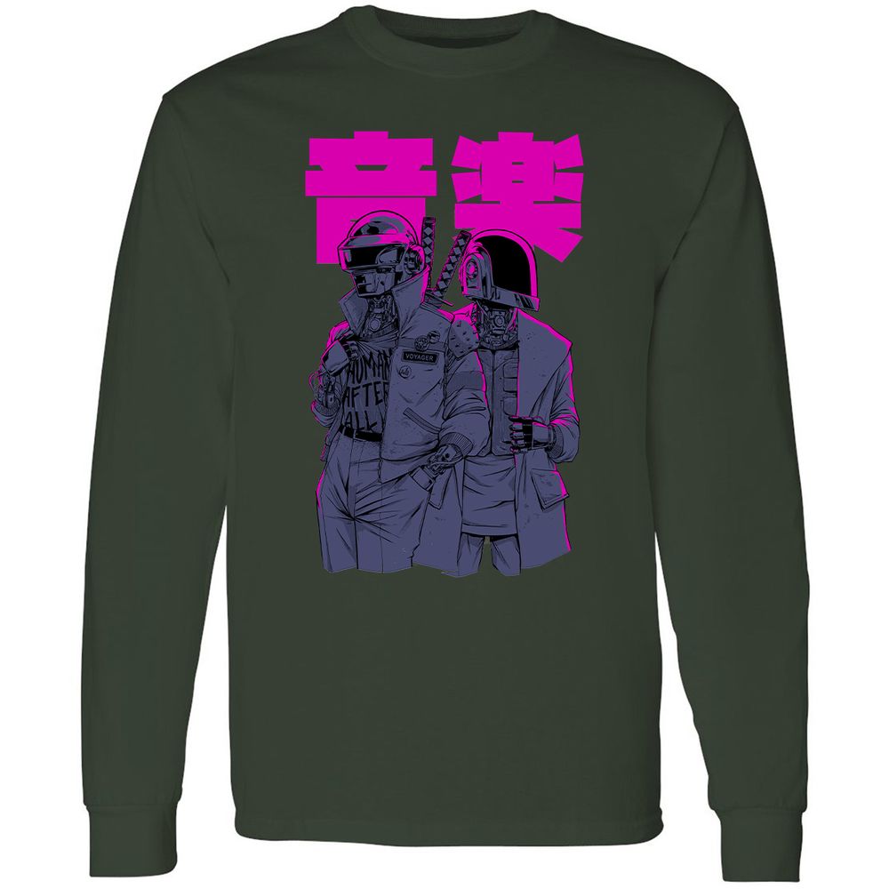 Long Sleeve T-Shirt - 4HSVJVN9 - Forest Green - 4