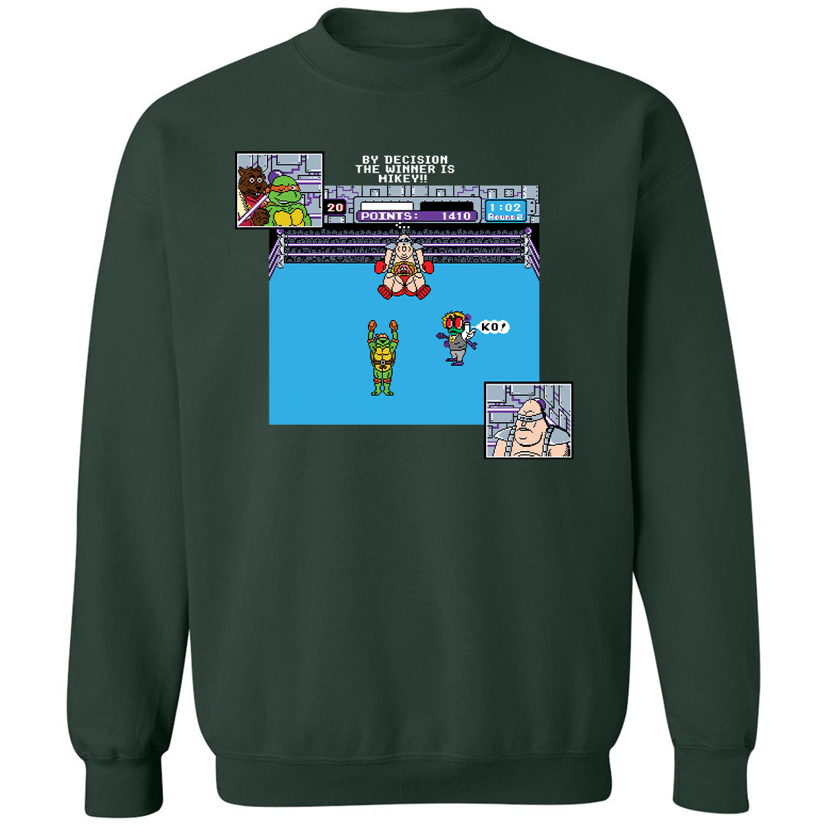 Classic Unisex Sweatshirt - AHLWWLV4 - Forest Green - 4