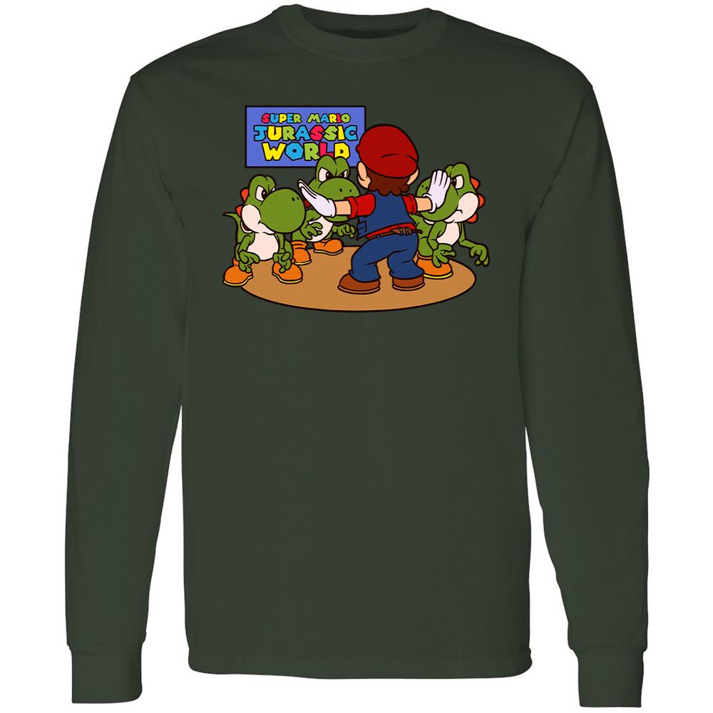Long Sleeve T-Shirt - AEXEXE1T - Forest Green - 4