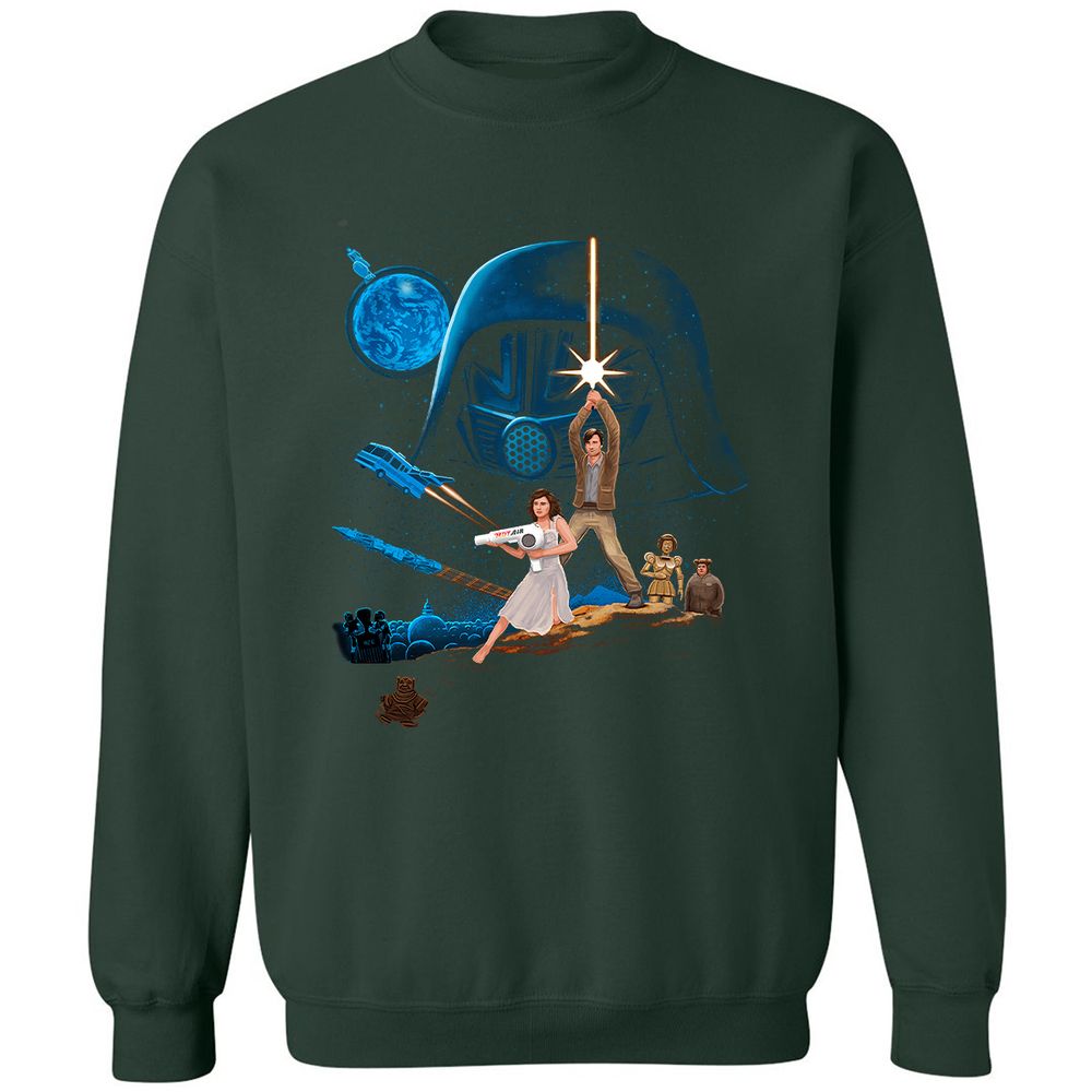 Classic Unisex Sweatshirt - 6ATR42NW - Forest Green - 4