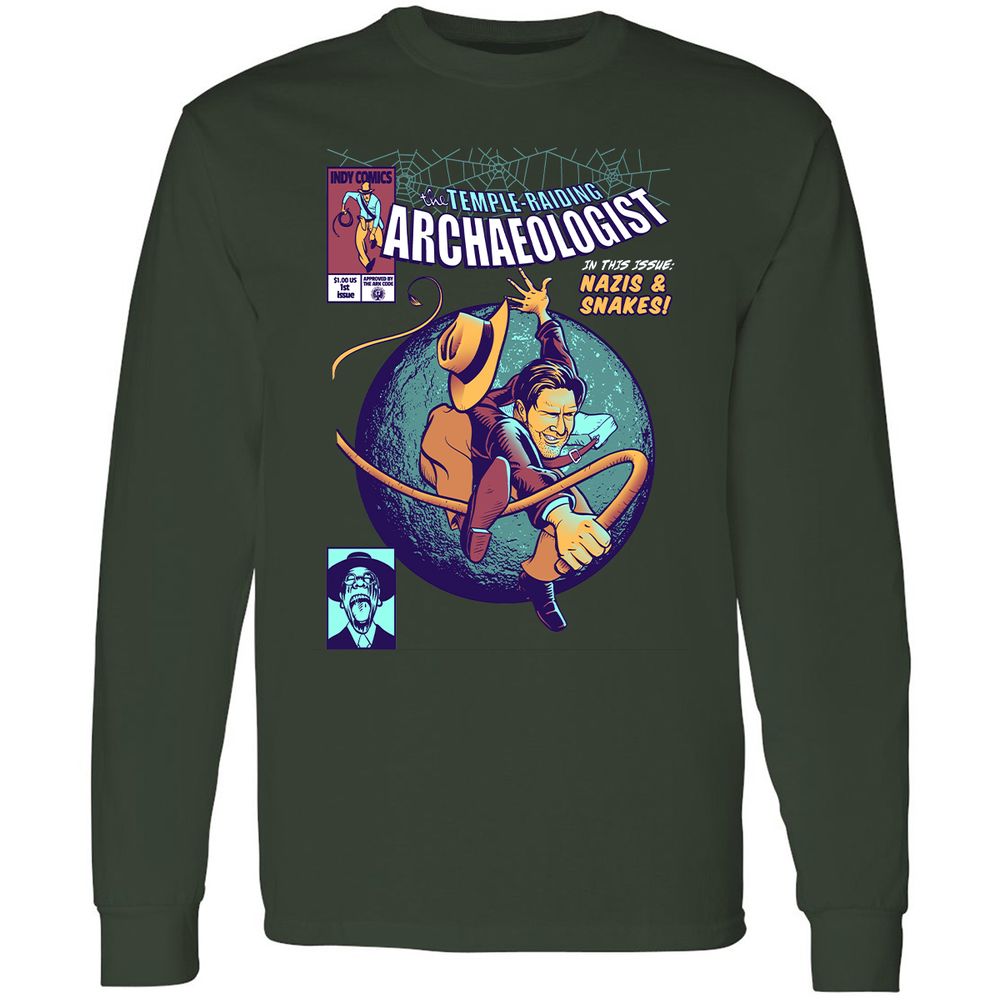 Long Sleeve T-Shirt - JULSNYNF - Forest Green - 4