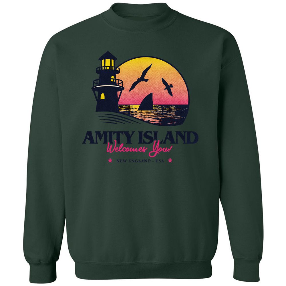 Classic Unisex Sweatshirt - 2GZ8FV1J - Forest Green - 4