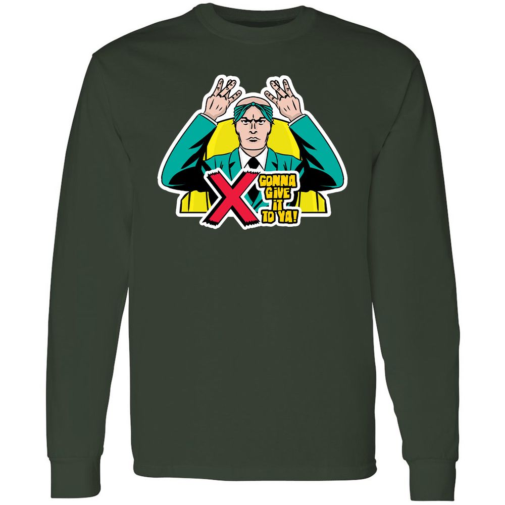 Long Sleeve T-Shirt - F941BANM - Forest Green - 4