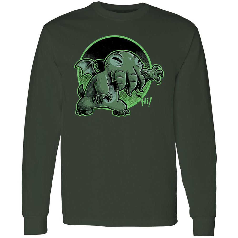Long Sleeve T-Shirt - XXPVNCCG - Forest Green - 4