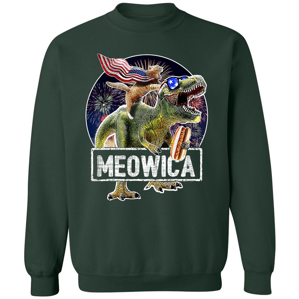 Classic Unisex Sweatshirt - MLB6BJZF - Forest Green - 4