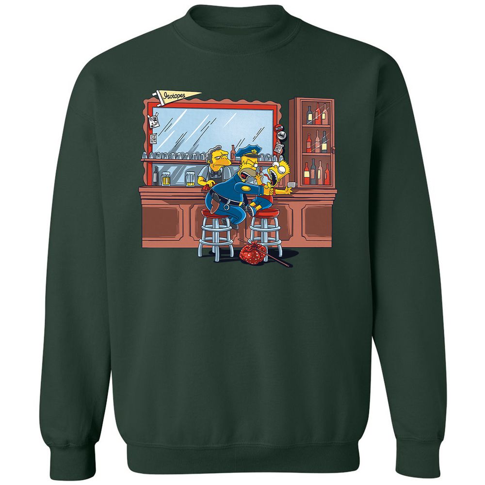 Classic Unisex Sweatshirt - LLYXTNHY - Forest Green - 4