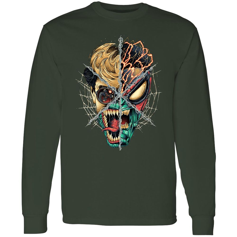 Long Sleeve T-Shirt - XV3M76V9 - Forest Green - 4