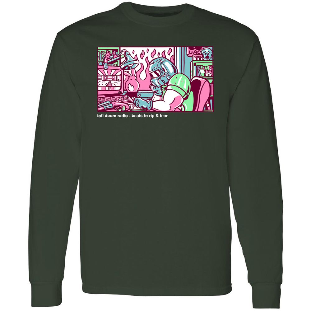 Long Sleeve T-Shirt - 1S1GKGJ8 - Forest Green - 4