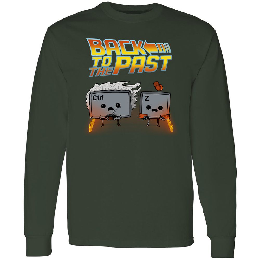 Long Sleeve T-Shirt - KKGVUZ6W - Forest Green - 4