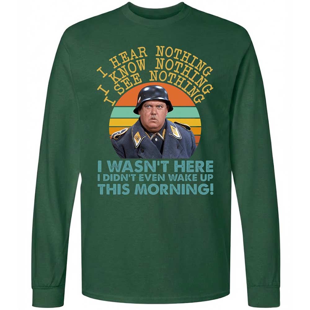 Long Sleeve T-Shirt - PLYZ7MWD - Forest Green - 4