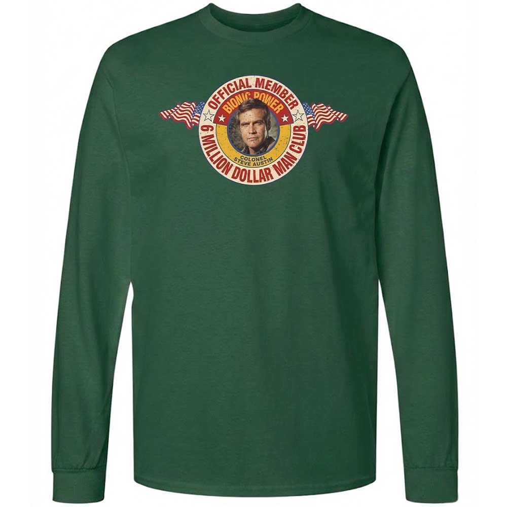 Long Sleeve T-Shirt - D1VGR2YN - Forest Green - 4