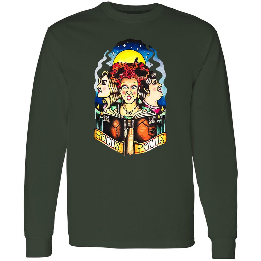 Long Sleeve T-Shirt - 7HJ57YL1 - Forest Green - 4