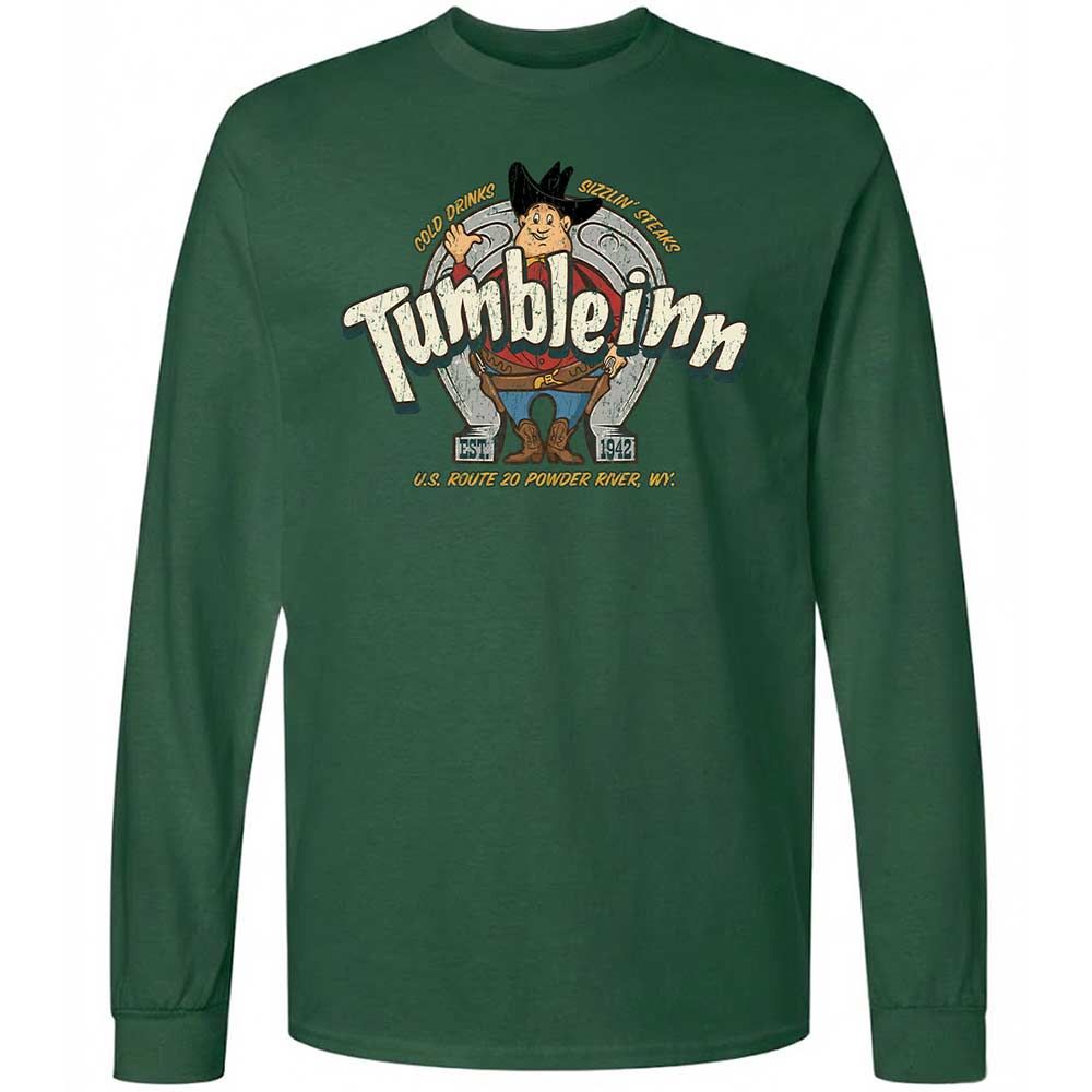 Long Sleeve T-Shirt - GQ35Q9GD - Forest Green - 4