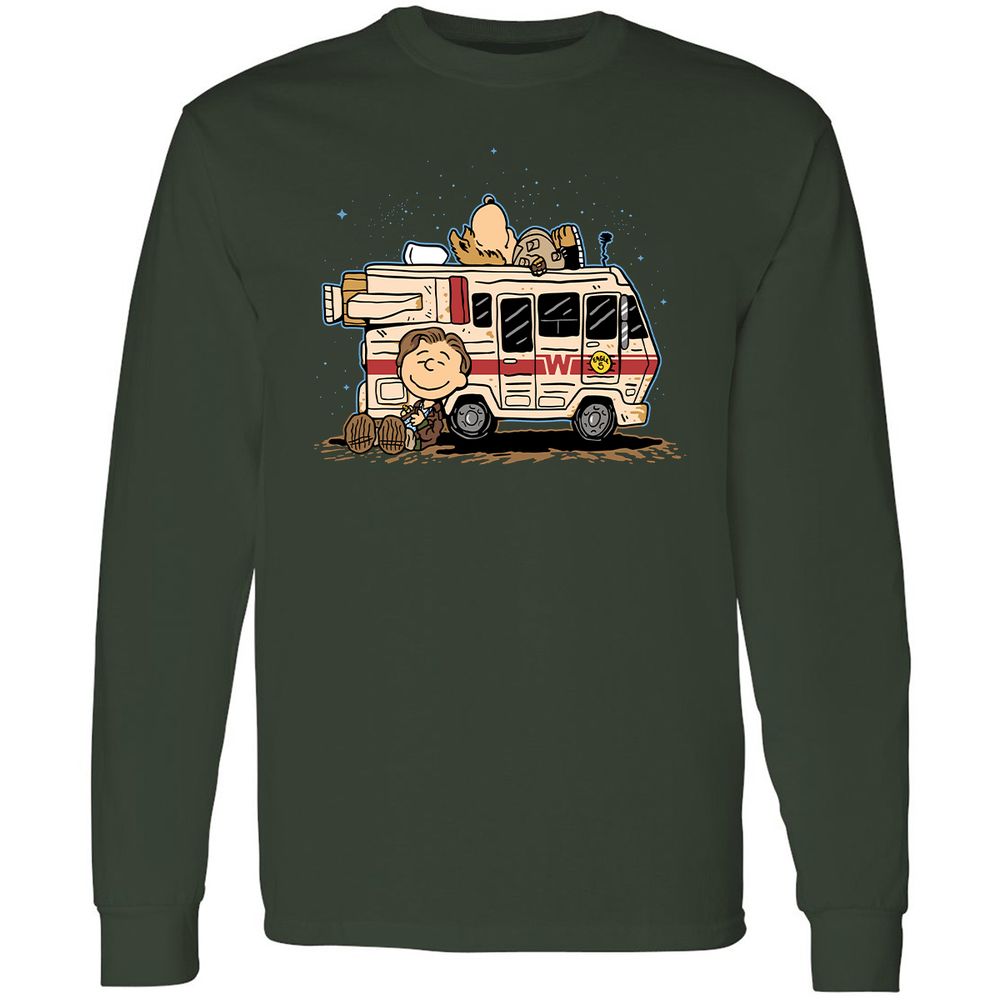 Long Sleeve T-Shirt - S7TBTFMZ - Forest Green - 4