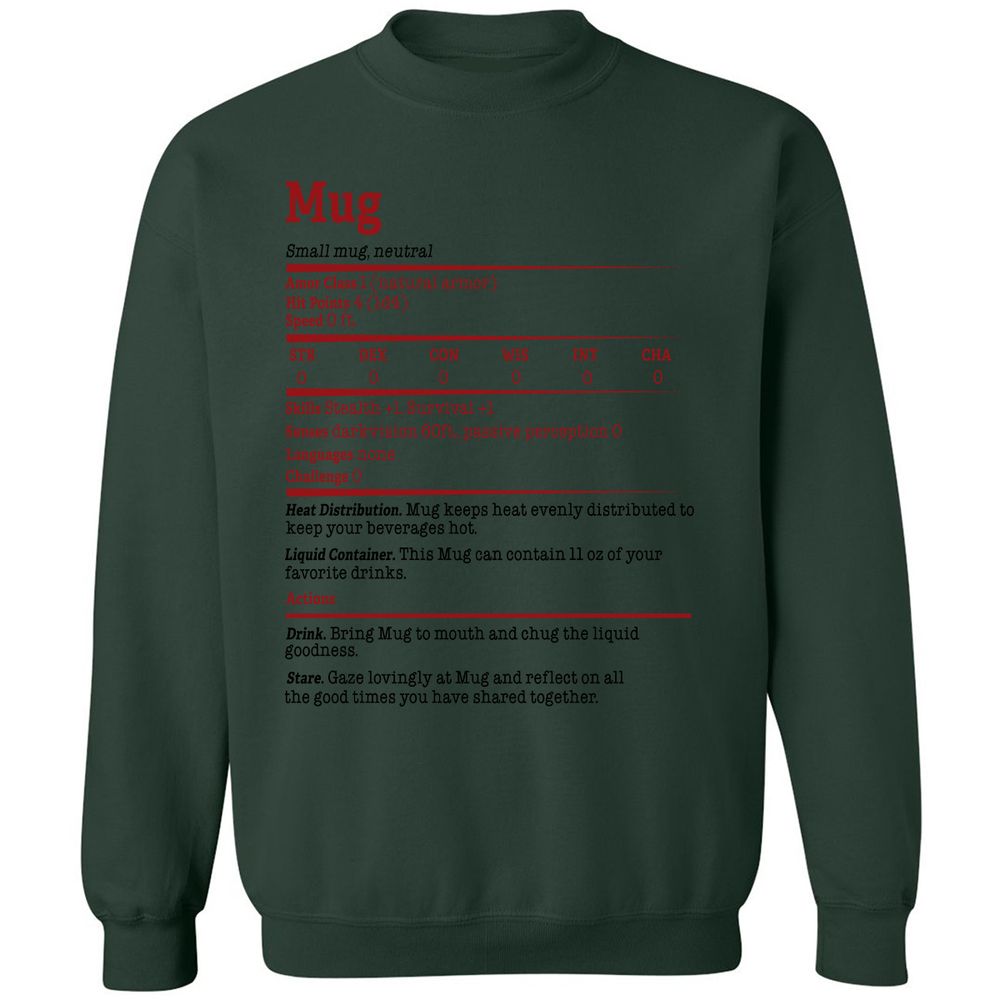 Classic Unisex Sweatshirt - X88NG3P1 - Forest Green - 4