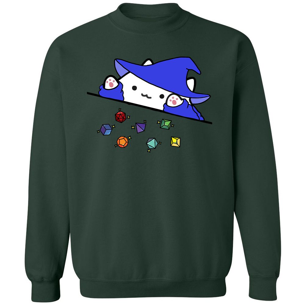 Classic Unisex Sweatshirt - 9Q15CG1G - Forest Green - 4
