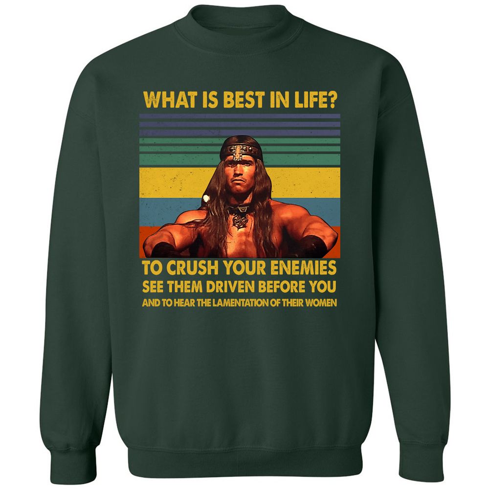 Classic Unisex Sweatshirt - W3E3MYHB - Forest Green - 4