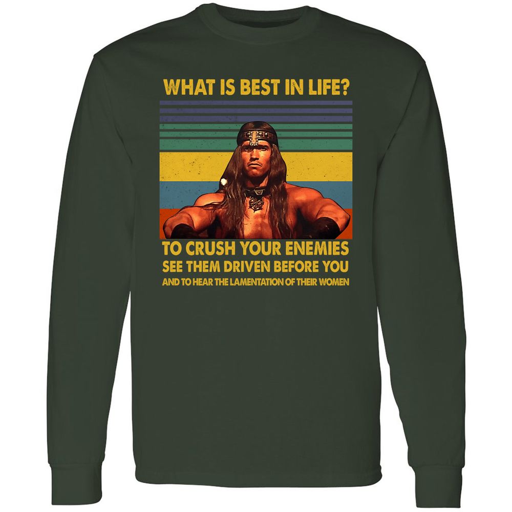 Long Sleeve T-Shirt - 2NCDYFV6 - Forest Green - 4