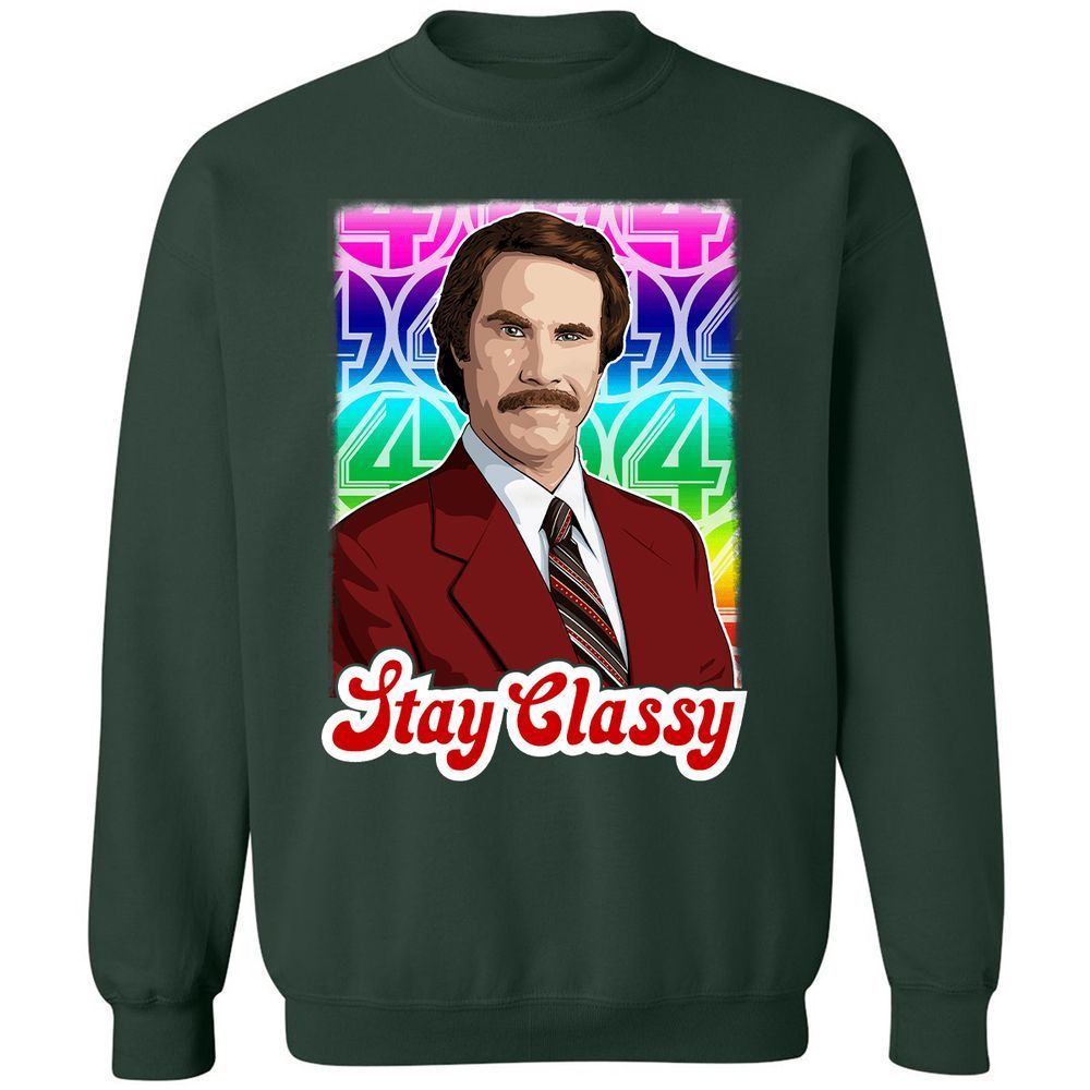 Classic Unisex Sweatshirt - 81ZPFNSV - Forest Green - 4