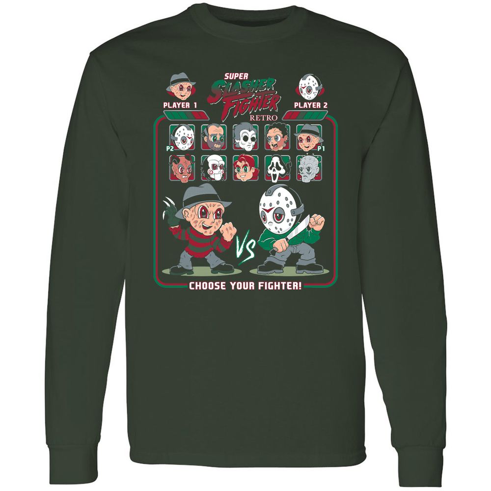 Long Sleeve T-Shirt - K6NHK8GR - Forest Green - 4