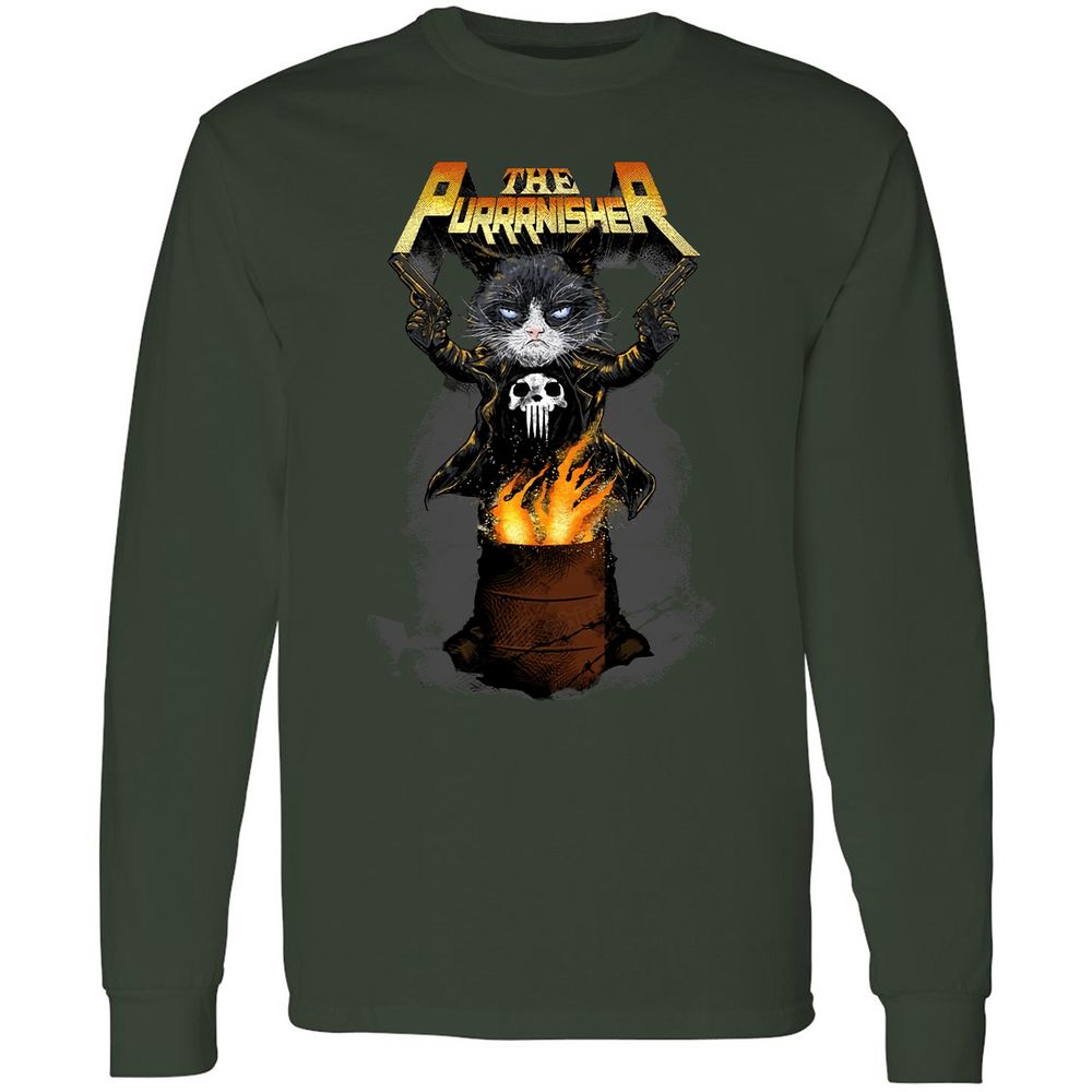 Long Sleeve T-Shirt - MPAXEZ4K - Forest Green - 4