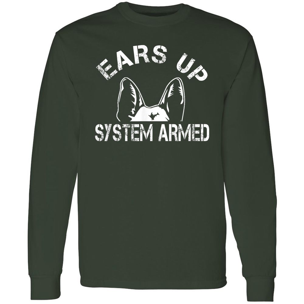 Long Sleeve T-Shirt - ZQDK4PL4 - Forest Green - 4