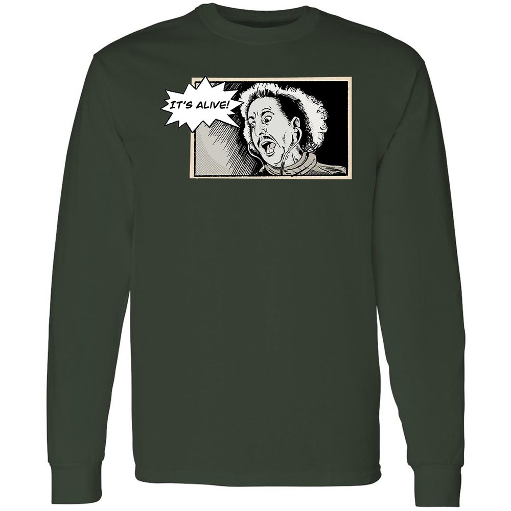 Long Sleeve T-Shirt - Q4AKVJ2Y - Forest Green - 4