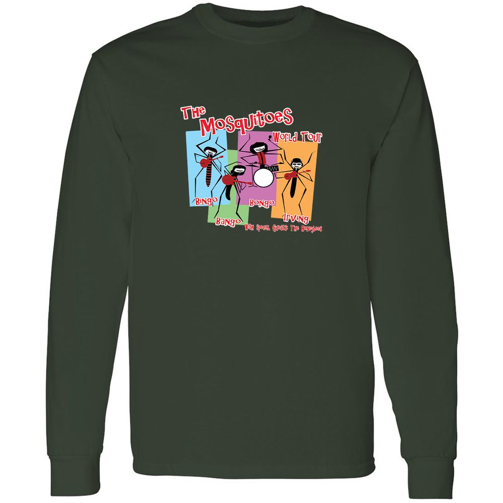 Long Sleeve T-Shirt - 3B9UR7LT - Forest Green - 4